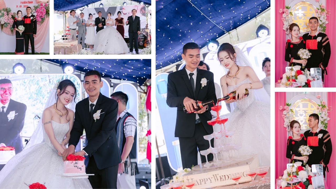 ĐÁM CƯỚI H NGƯNG MLÔ & Y KIÊN ÊBAN | BUÔN AKO SIÊR