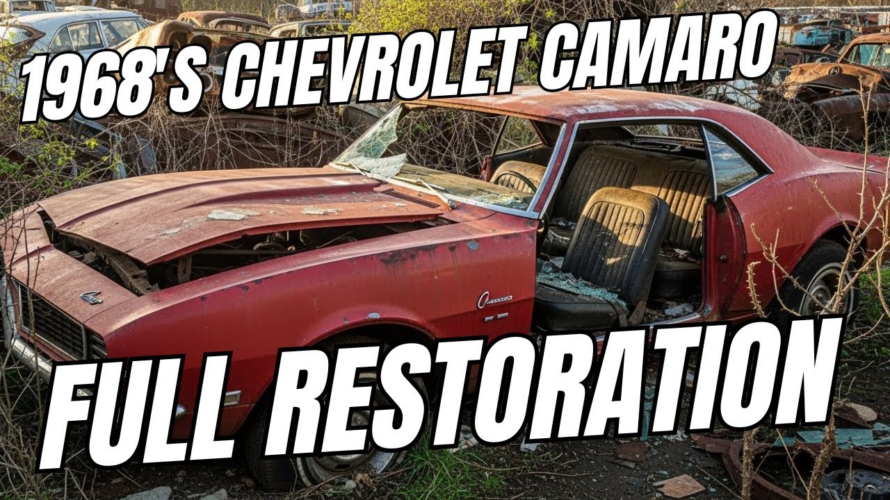 ASMR Car Restoration! Full Restoration of a 1968 Chevrolet Camaro. From Chaos to icon