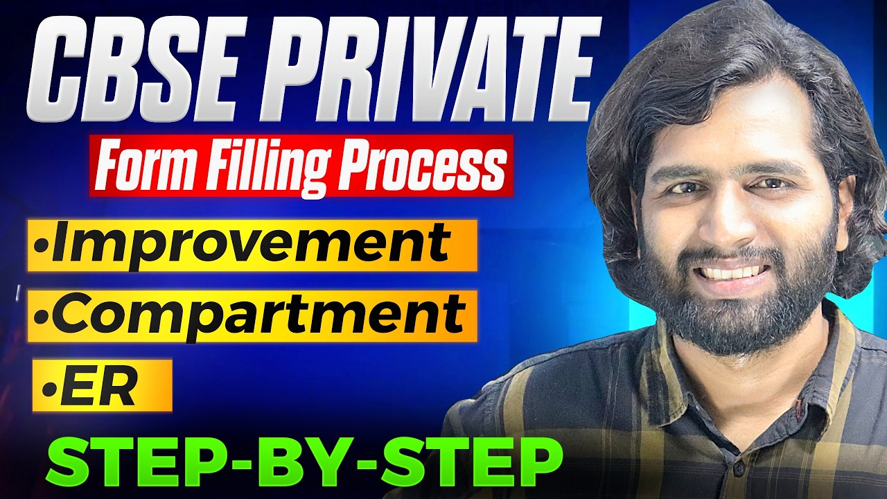 CBSE Private Form 2027 | Step-by-Step Application | Improvement, Compartment & Essential Repeat