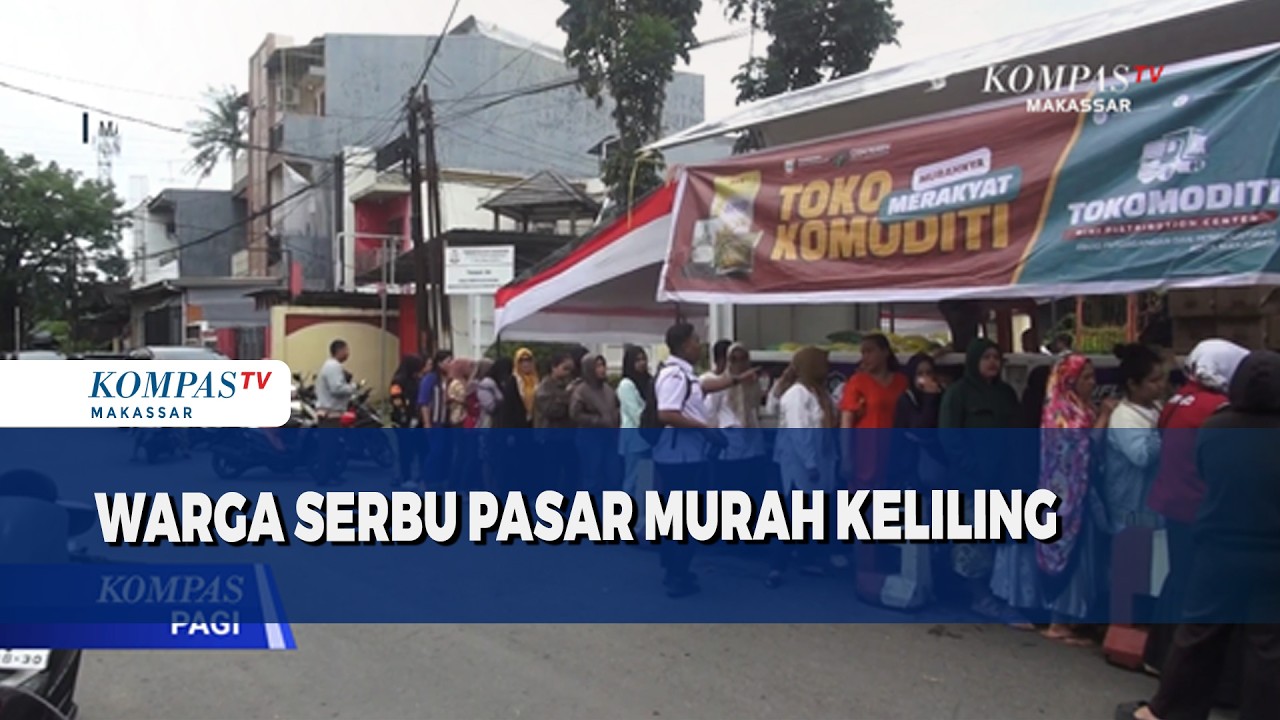 Warga Serbu Pasar Murah Keliling