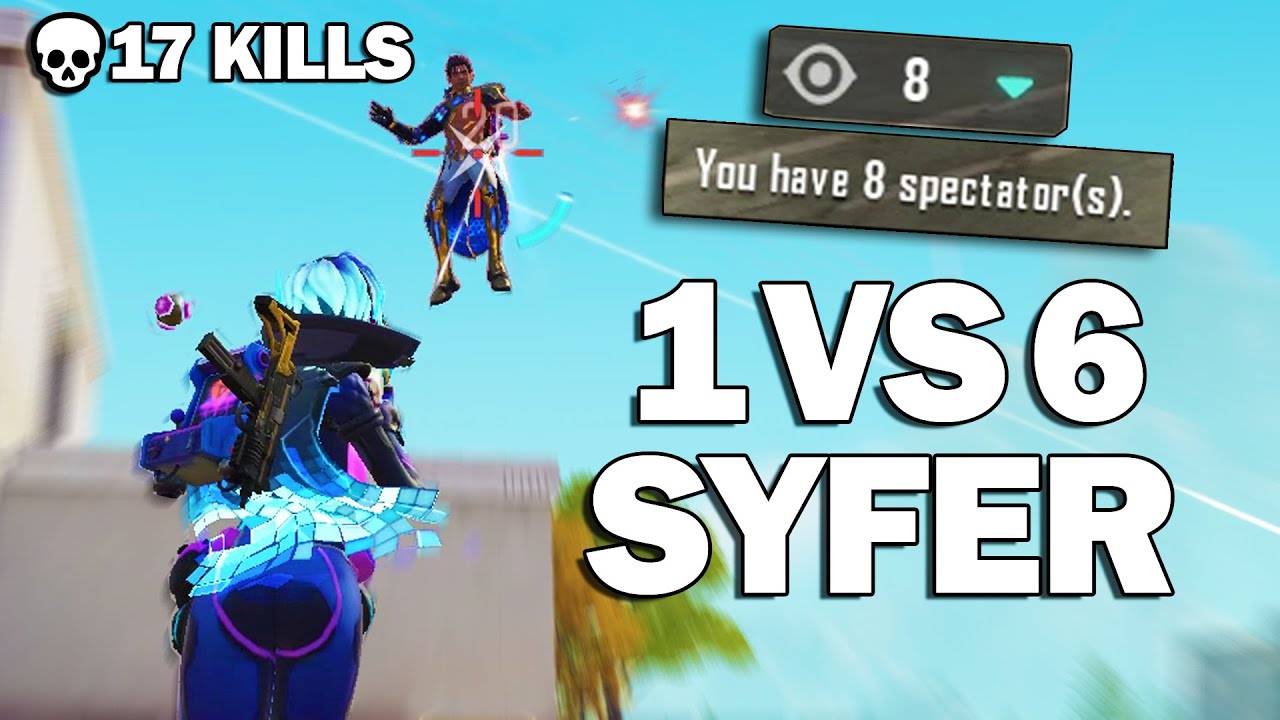 INTENSE 1 VS 6 CLUTCH WITH THE NEW SYFER! *8 SPECTATORS* (FARLIGHT 84)