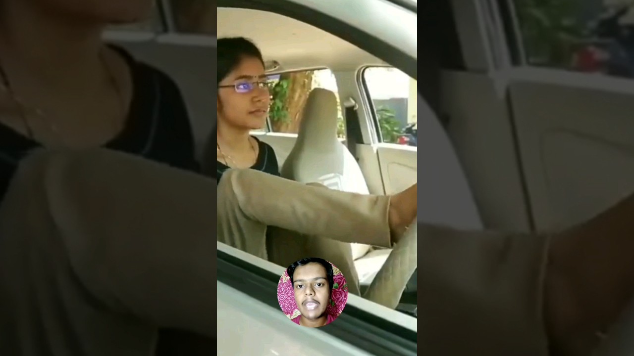 Handless Girl Driving Car |#shorts