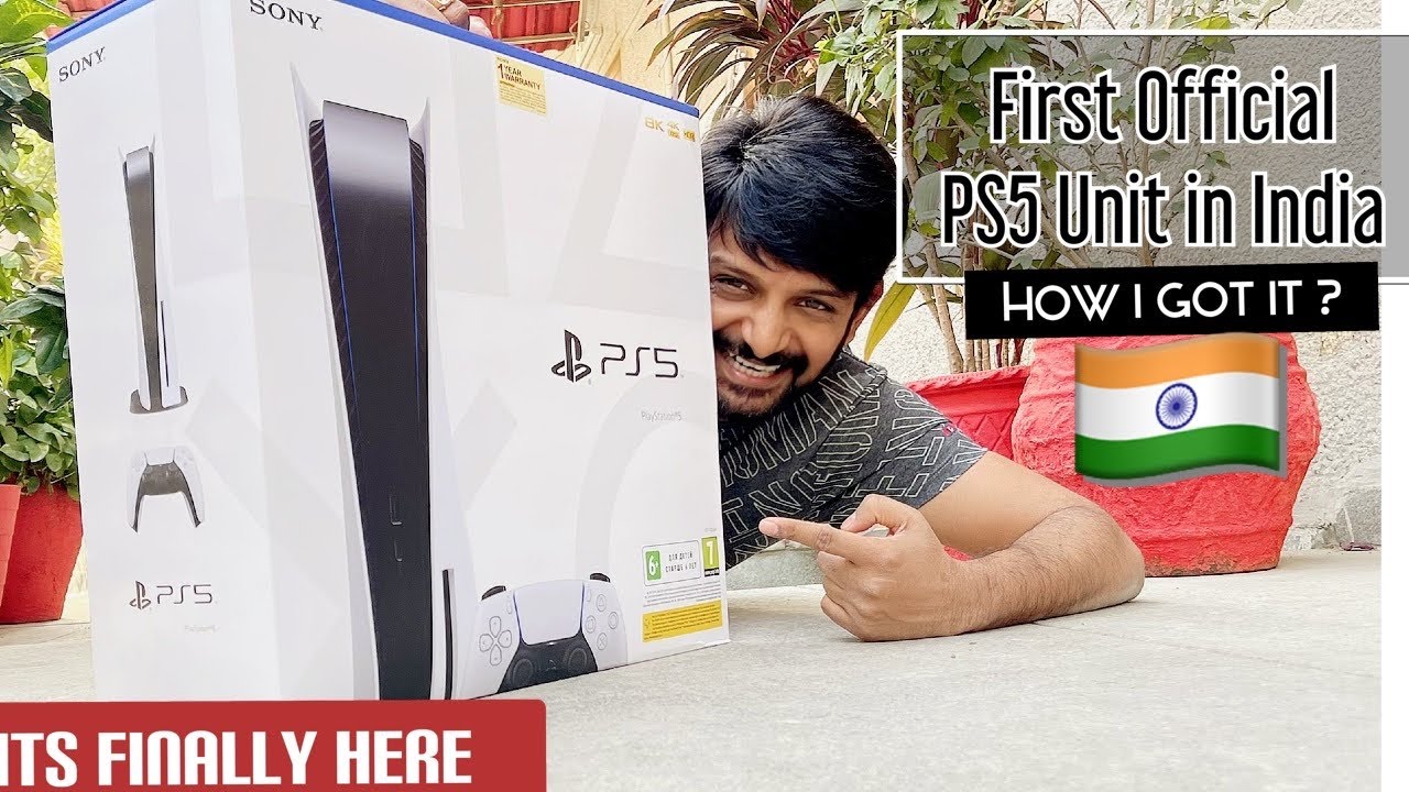 Got the First PS5 Officially Launced Console in India | How i Got it ?