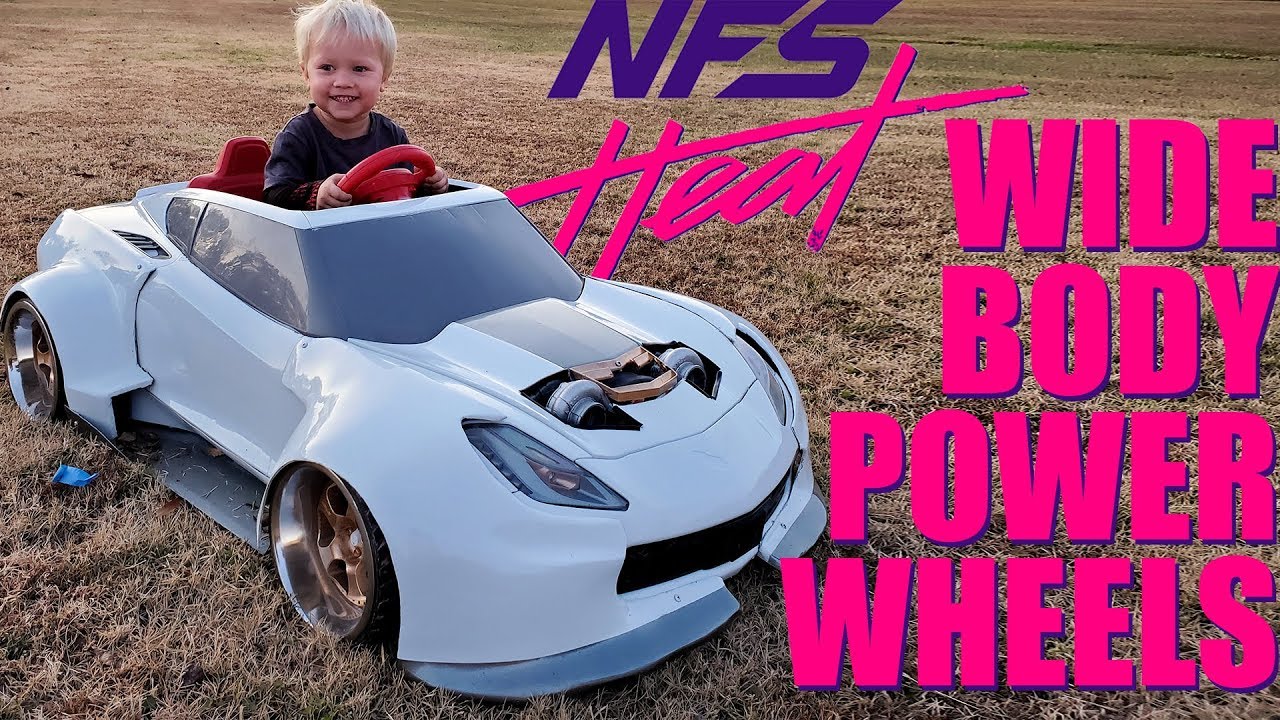 NFS HEAT C7 CORVETTE WIDEBODY POWERWHEELS FIRST DRIVE