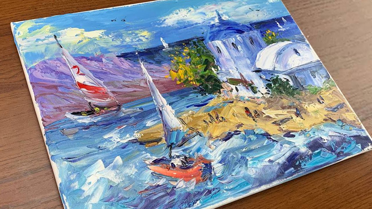 How to Draw Regatta | Acrylic Painting
