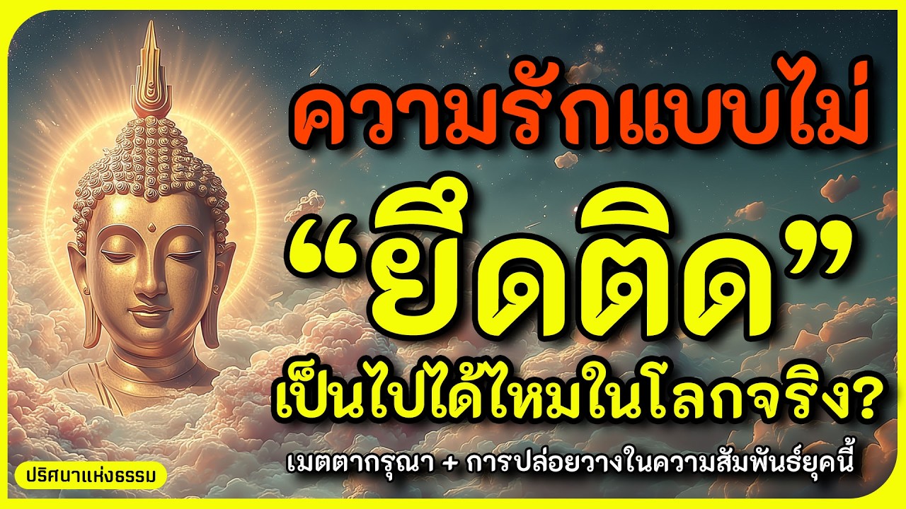 ความรักแบบไม่ยึดติด เป็นไปได้จริงไหม l ธรรมะกับความรัก เมตตา ปล่อยวาง อนัตตา l ฟังธรรมก่อนนอน l ธรรม