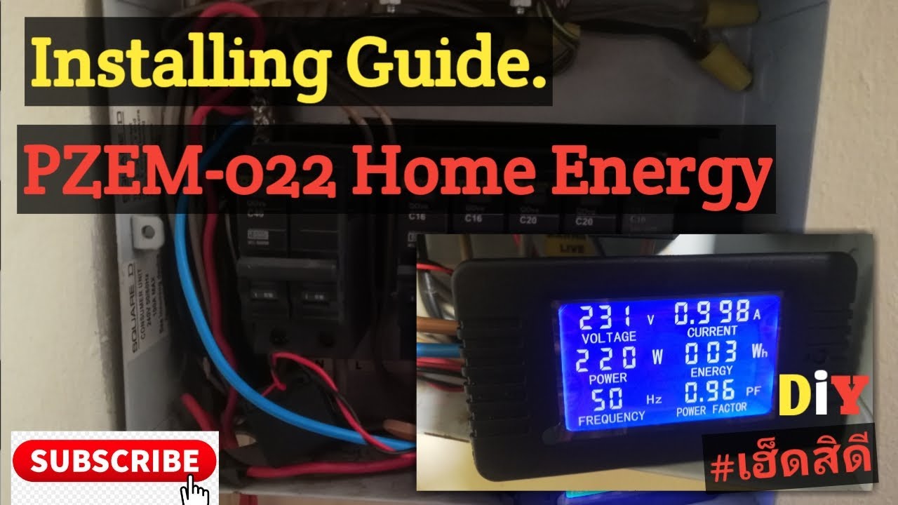 ของมันต้องมี EP4 : PZEM-022 Installing Guide | ติดตั้งโมดูล PZEM-022 วัดพลังงานไฟฟ้าในบ้าน| เฮ็ดสิดี