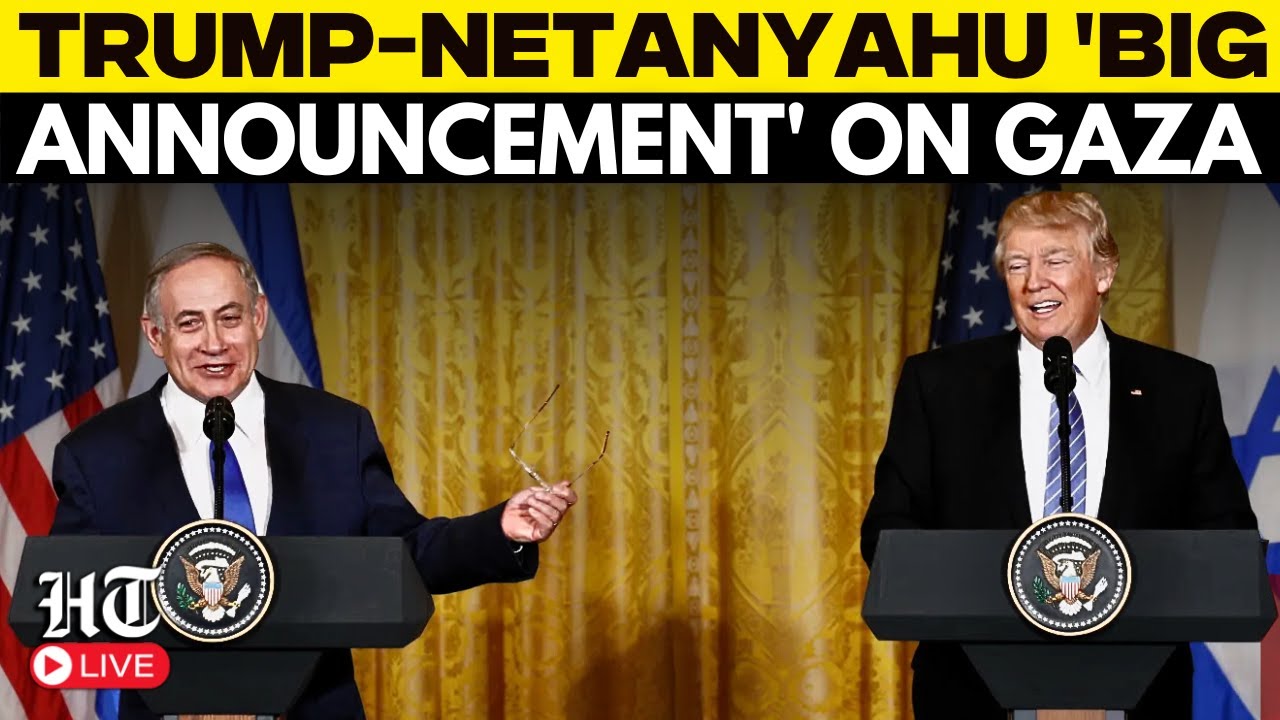 Trump Netanyahu LIVE | Trump-Netanyahu Press Conference | BIG ANNOUNCEMENT On Gaza | Israel | Hamas