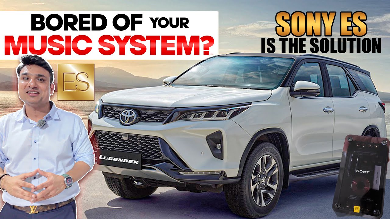 Most Awaited Audio Upgrade On New Fortuner 2024 worth ₹X9,000/- | SONY ES SERIES | 📞7977493577