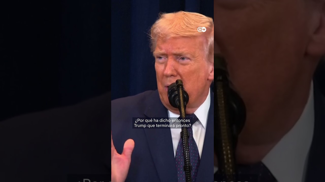 Donald Trump est&aacute; enviando se&ntilde;ales contradictorias sobre su plan para poner fin a la guerra en Ir&aacute;n