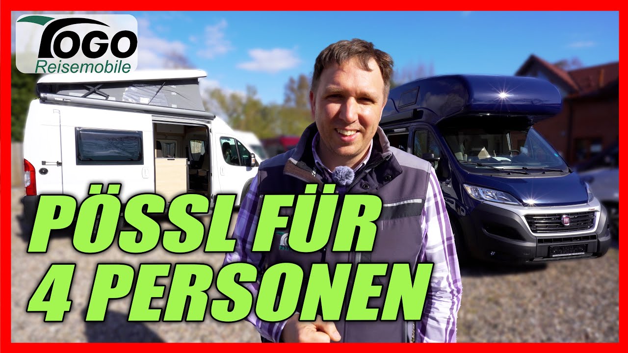 👍PÖSSL KASTENWAGEN FÜR 4 PERSONEN 👈 Pössl Vario 545 vs Roadcar 540 | 2021 | TOGO REISEMOBILE