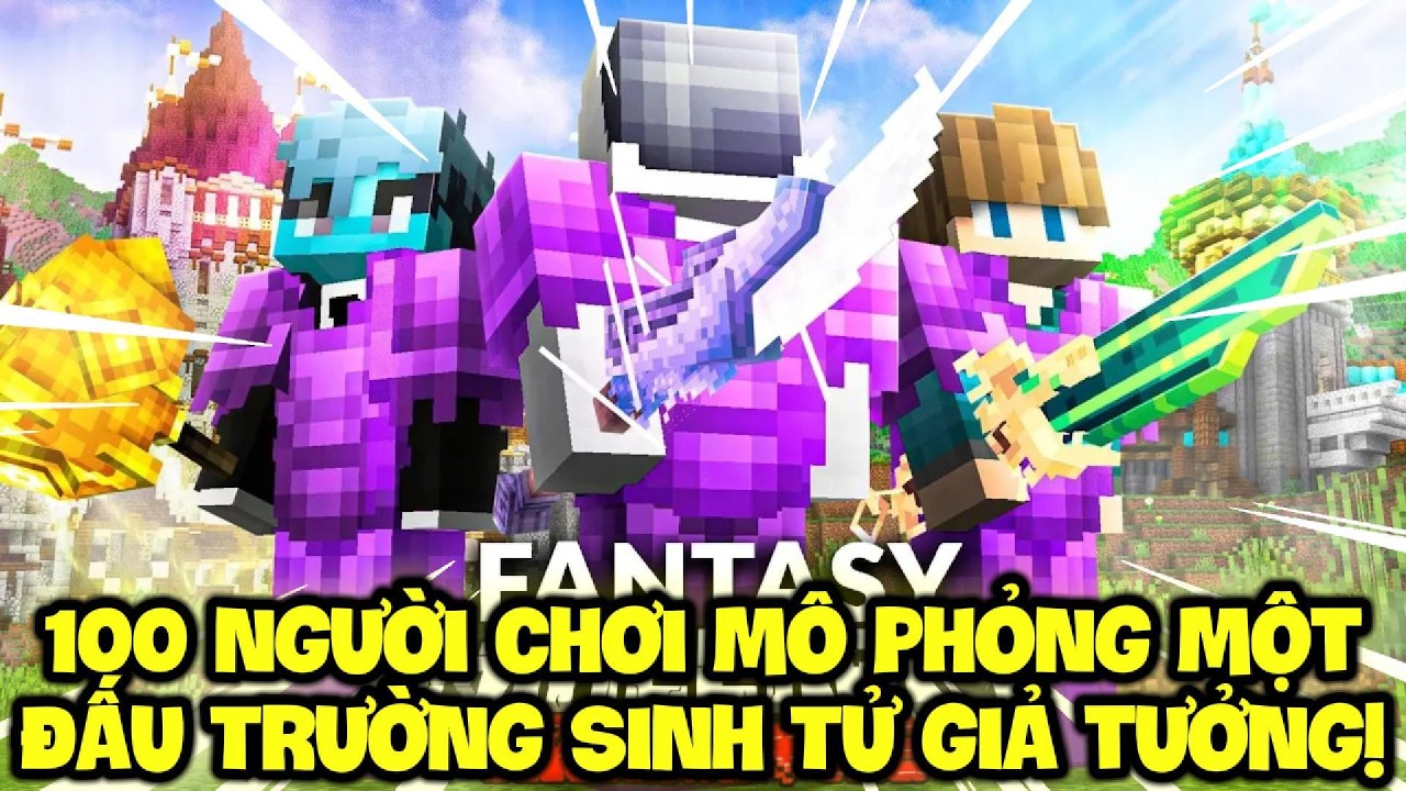 100 Người Chơi Mô Phỏng Một Đấu Trường Sinh Tử !