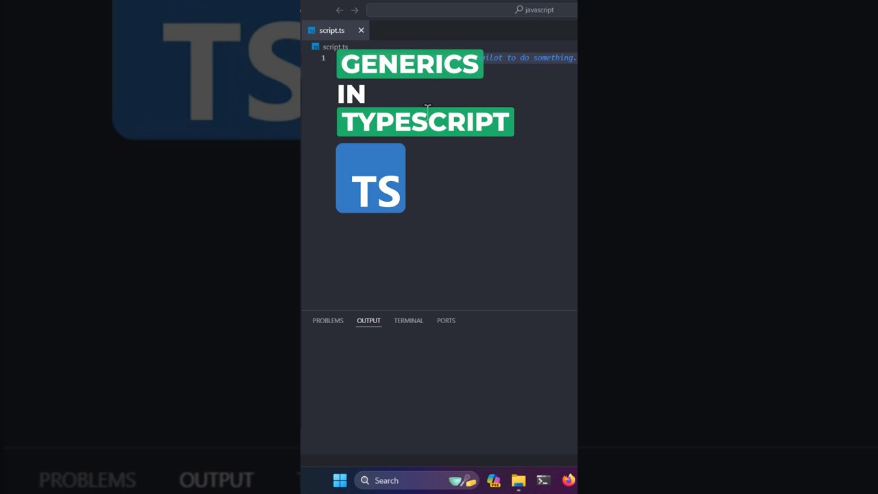 ✅ Дженерики в TypeScript 🔥 #typescript #typescriptdevelopment
