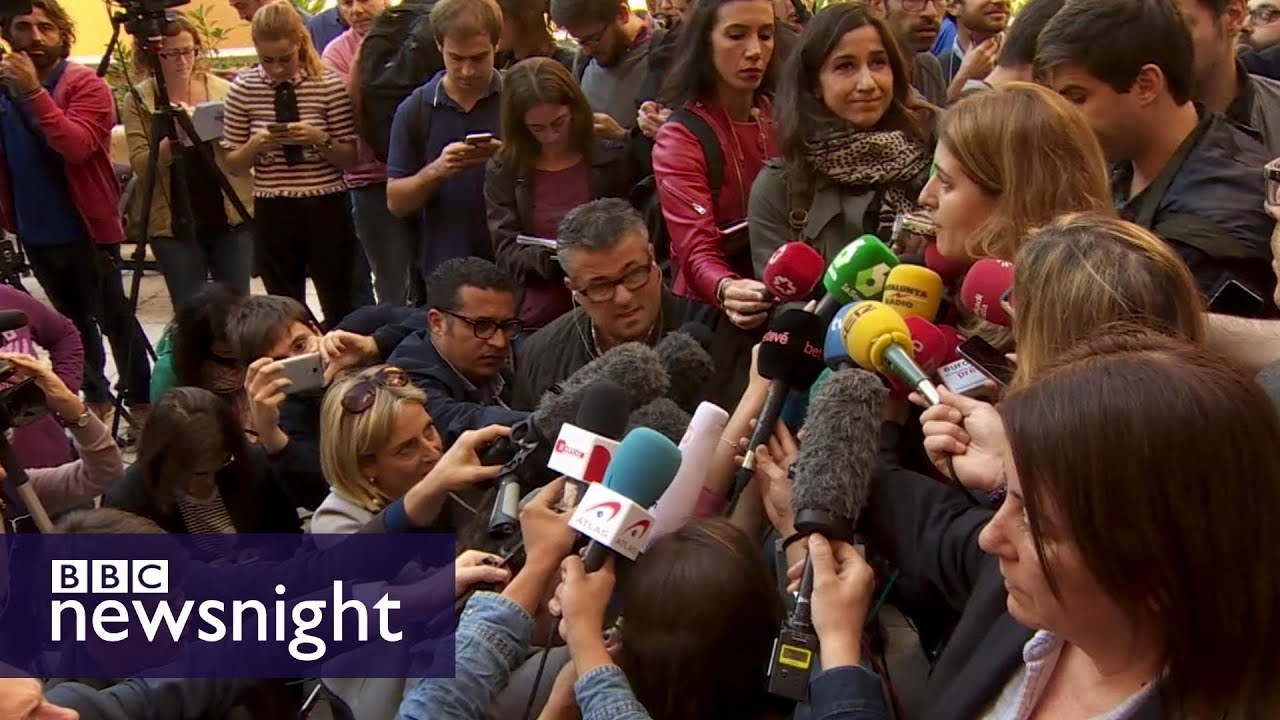 Catalan independence: where is President Puigdemont? - BBC Newsnight