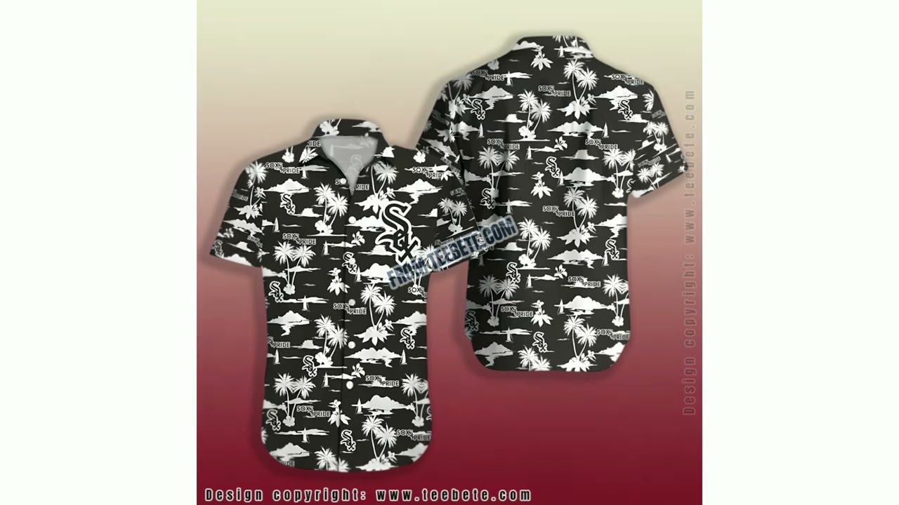 Island Scene Chicago White Sox Aloha Shirt