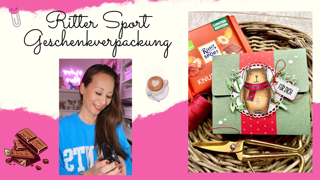 ☀️💞 Ritter Sport Geschenkverpackung basteln I DIY I Annilis Welt ☀️💞
