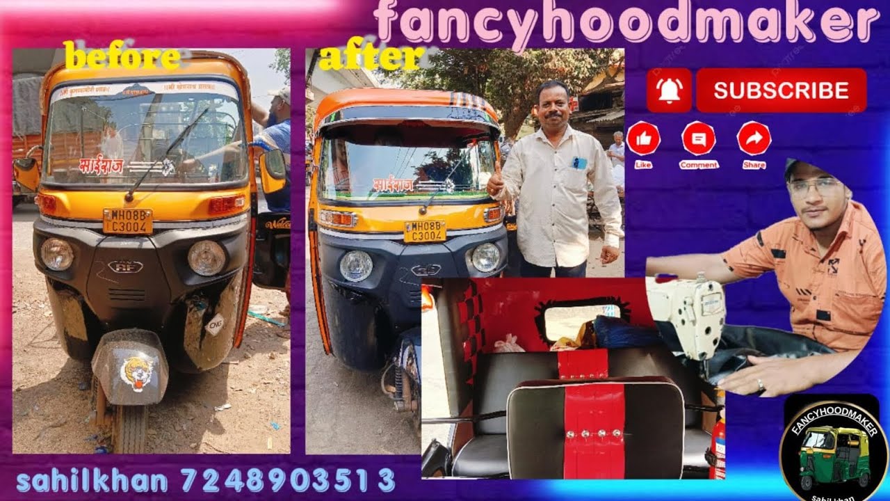 BAJAJ AUTO🛺 RATNAGIRI SE AI GADI😳😍  355 KM DUR SE AAE😱😨 HAMARA KAM DEKHKE🤩WATCH FULL VIDEO☝🏻 #video
