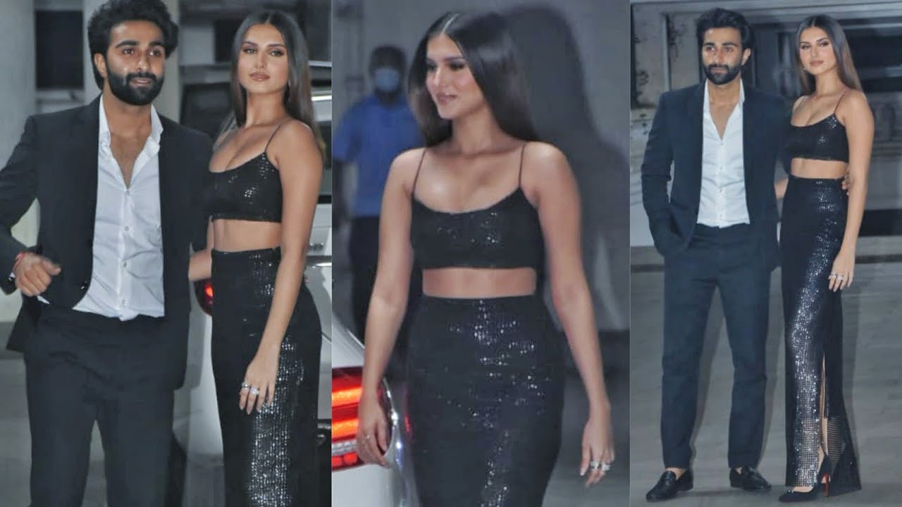 Tara Sutaria & Aadar Jain Spotted at Ritesh Sidhwani House Party in Bandra 😍🔥💕📷