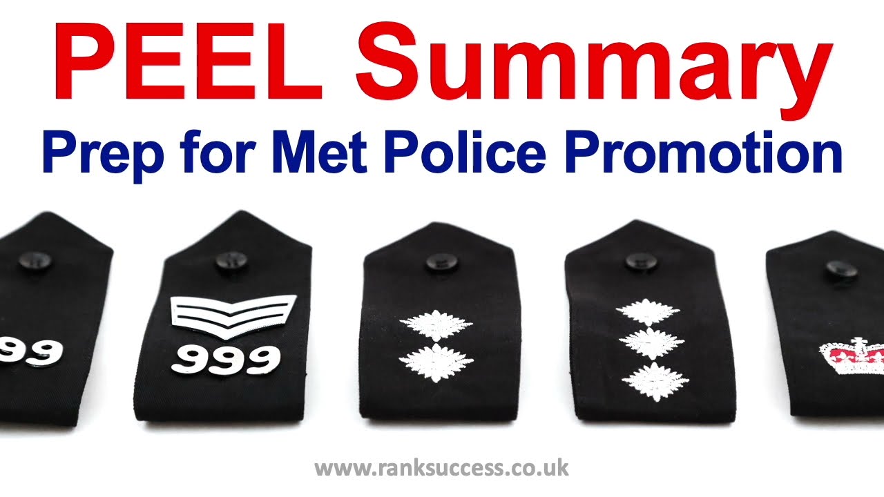 PEEL Report Summary - MET POLICE