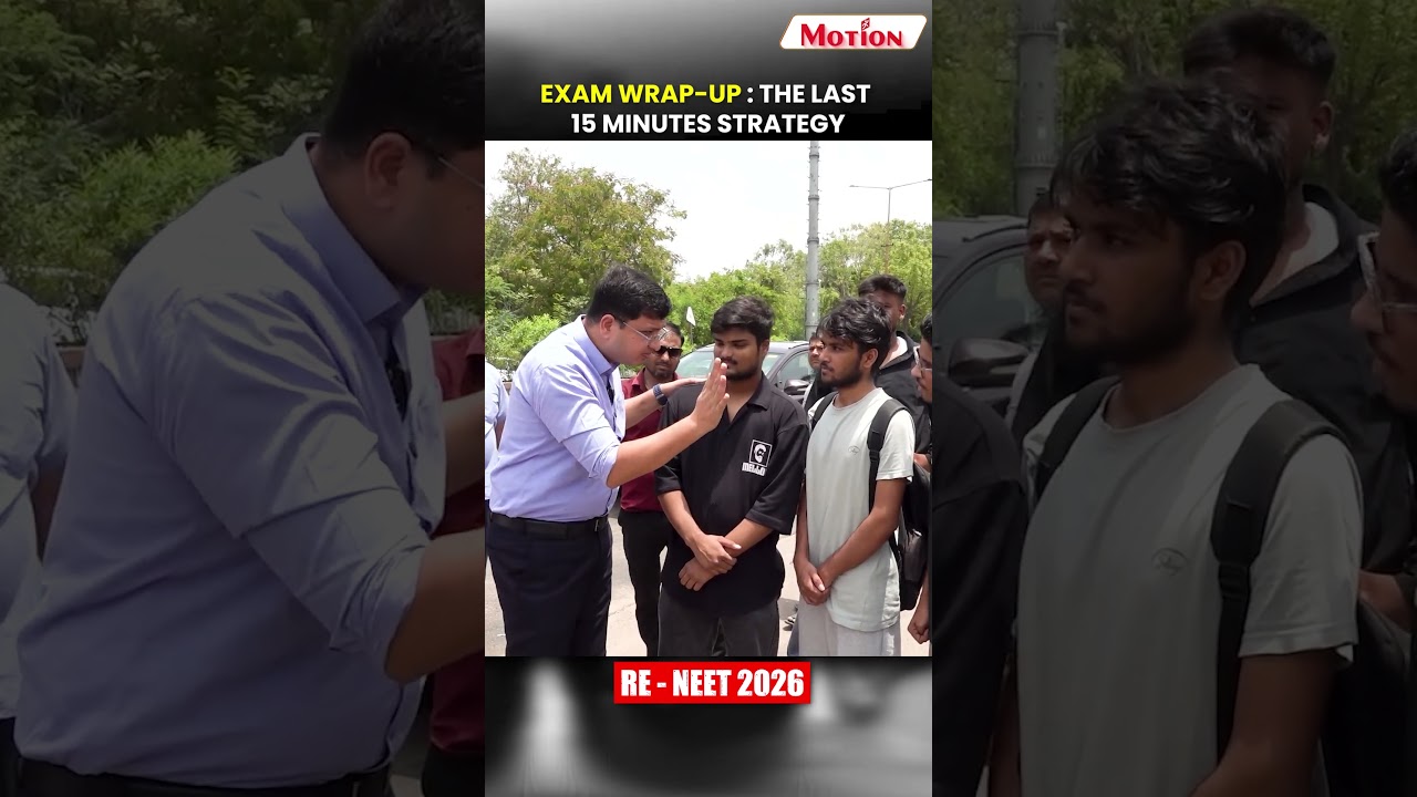 RE-NEET 2026: Exam Wrap Up - Last 15 Minute Strategy | NV Sir Center Visit 🔥| Motion NEET