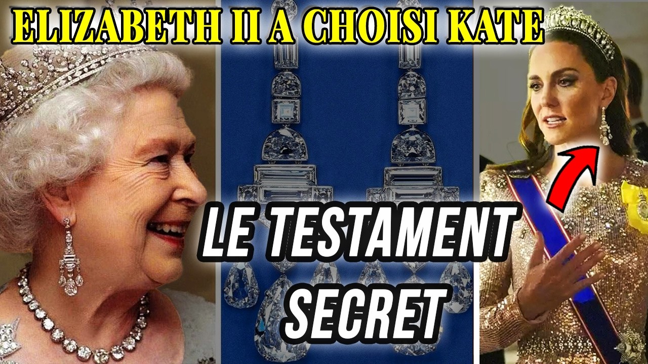 Le testament secret d'Elizabeth II : les boucles d'oreilles que la reine a gardées pour Kate