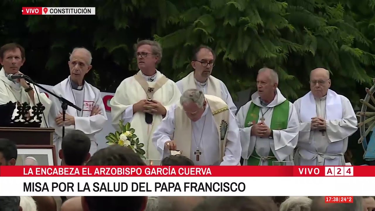 🔴MISA POR LA SALUD DEL PAPA FRANCISCO EN CONSTITUCIÓN: LLEVA 10 DÍAS INTERNADO