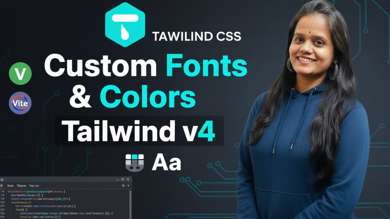 Tailwind CSS v4: Добавление пользовательских шрифтов и цветов в Vue + Vite (пошаговая инструкция)...