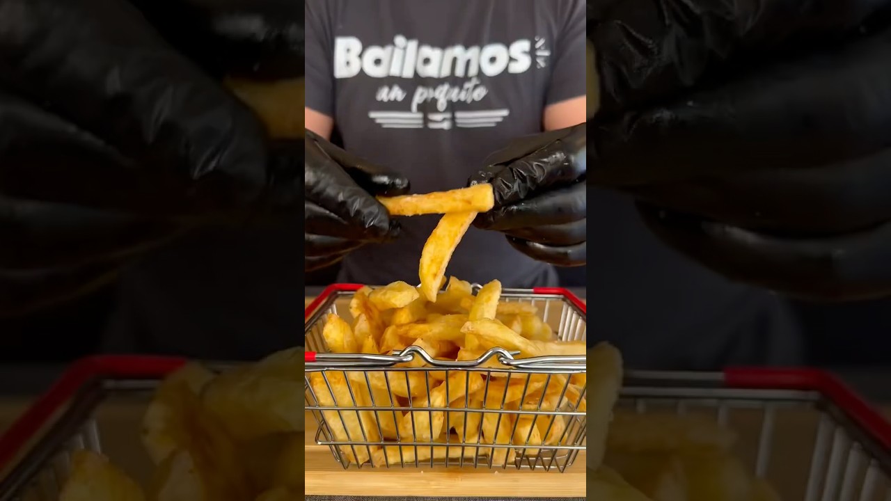 El truco detr&aacute;s de las papas fritas 🍟 #papasfritas