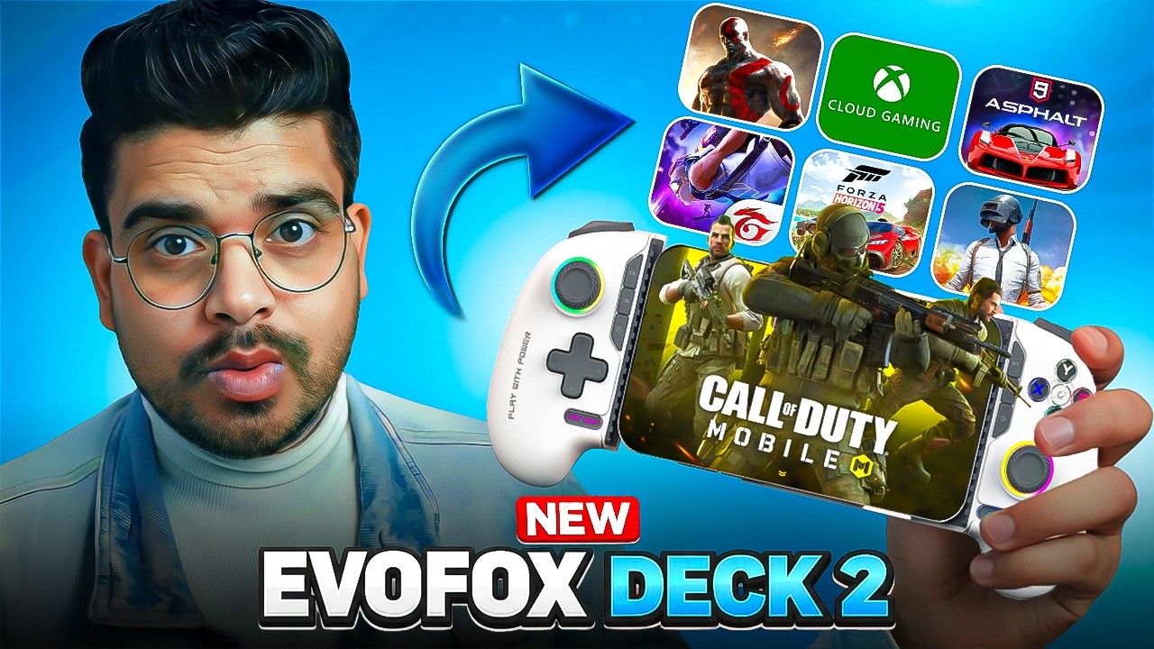Zero Stick Drift? 😍 EvoFox Deck 2 Gamepad Unboxing & Gaming Test