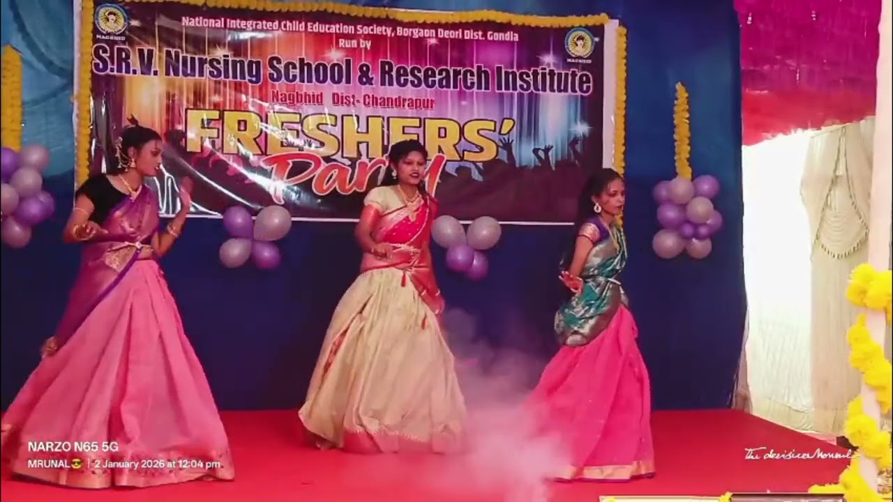 Nwe dance performance 2026 in college......Srv nursing school and institute of Nagbhid......