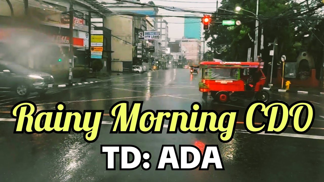 Rainy Morning Tour/Cagayan de Oro City/Tropical Depression ADA/January 16, 2026