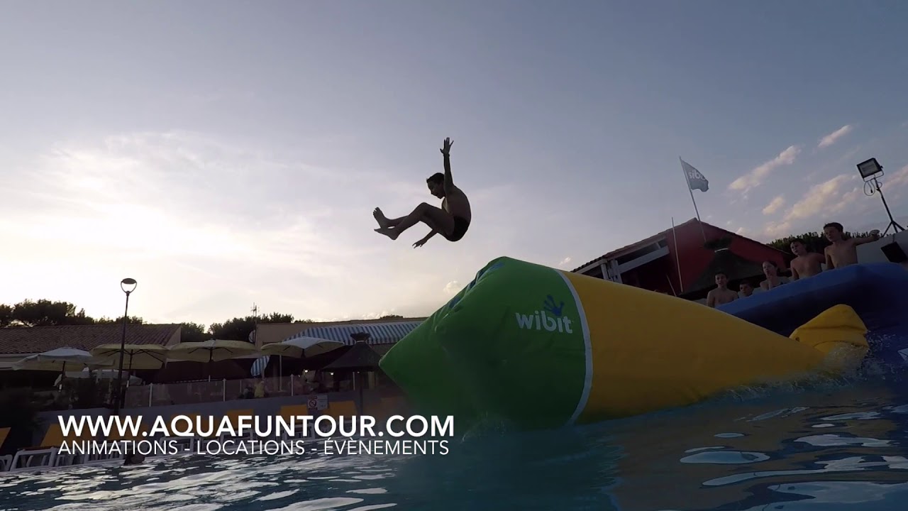 AQUAFUNTOUR, les animations piscine avec structures gonflables en France !