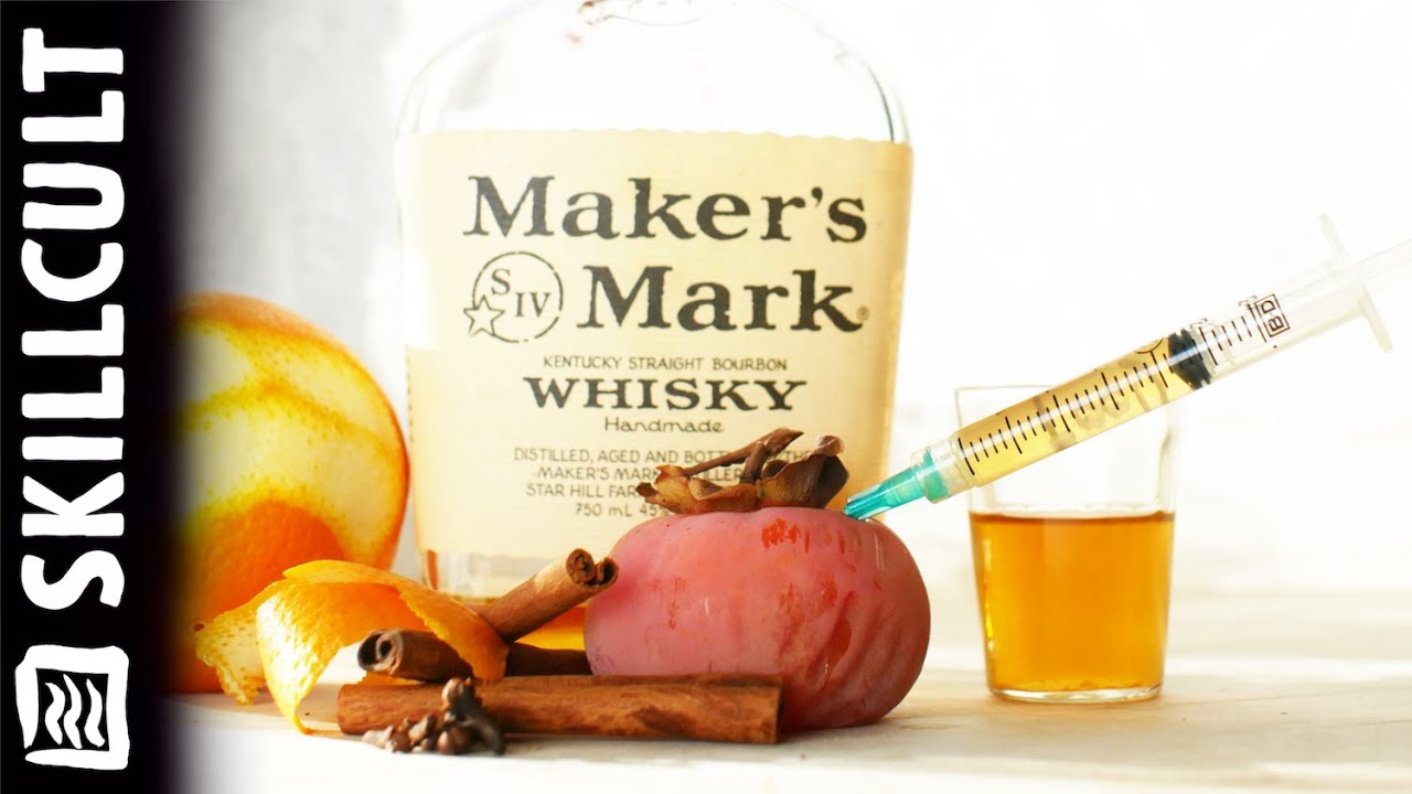 Weird Recipe, Spiced Bourbon 🥃 Injected 💉 Drunken Persimmons  🥴