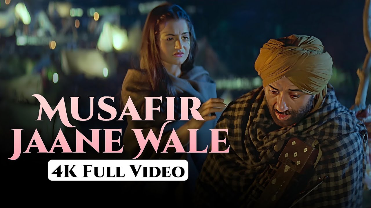 Musafir Jaane Wale - 4K Full Video | Gadar | Sunny Deol , Ameesha Patel | Udit Narayan | Real4KVideo
