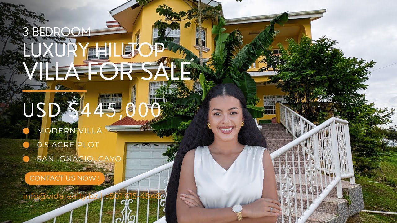 Hilltop Luxury Villa Tour In San Ignacio, Cayo Belize