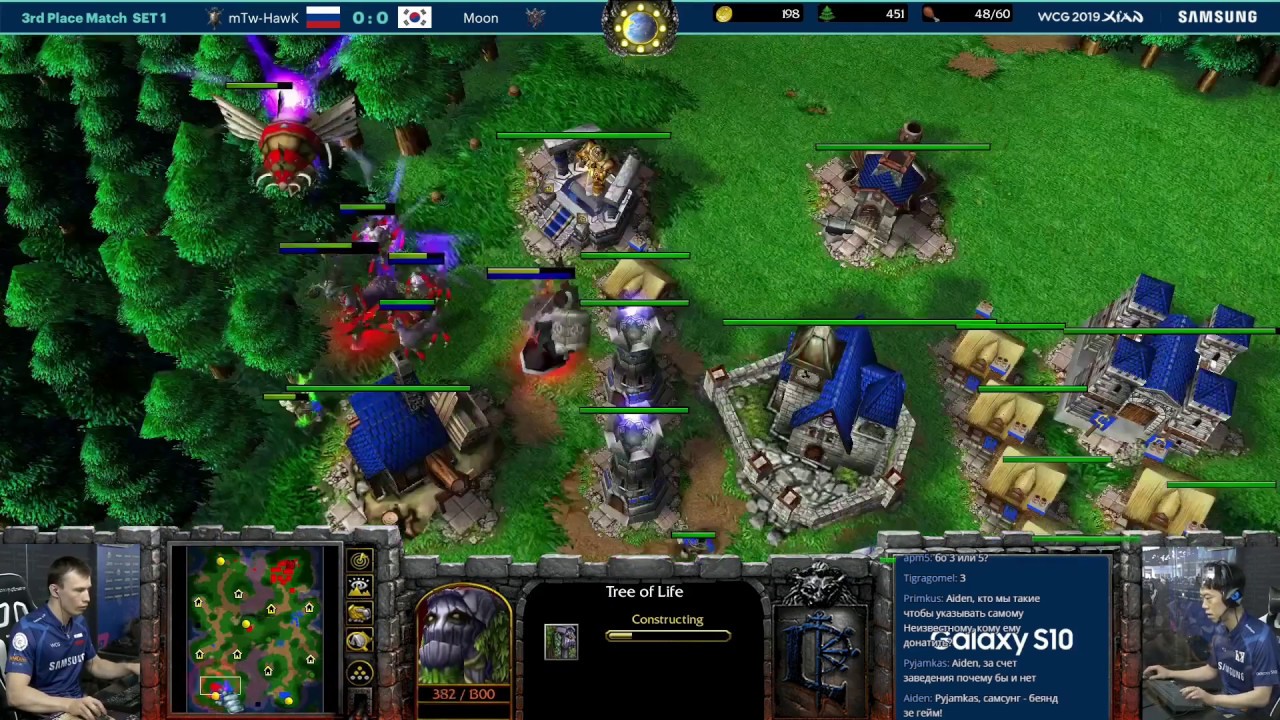 WarCraft 3 WCG 2019 Xi'An Матч за 3-е место (Miker)