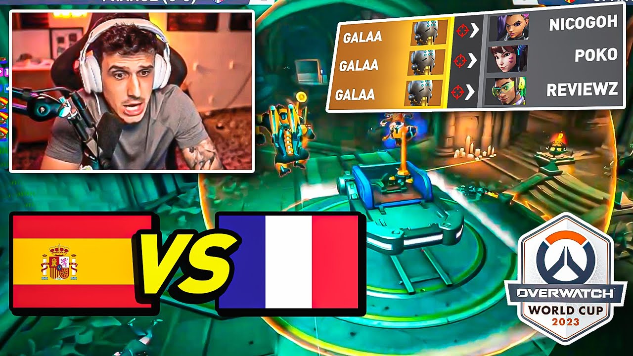 EL PARTIDO MÁS ÉPICO! ESPAÑA vs FRANCIA en la OVERWATCH WORLD CUP 2023