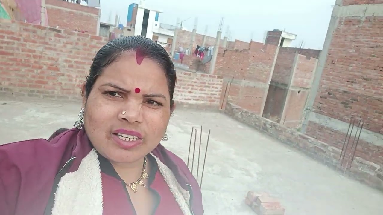 हमारे इधर मकान बहुत बनना चालू हो गया 🏩🌃🕝