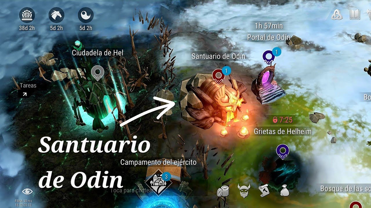 Santuario de Odin planta baja y primer salón | FROSTBORN
