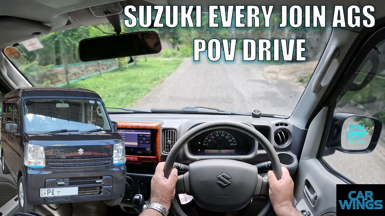 Suzuki Every Join 5AGS POV Drive and Quick Review (Car Wings)