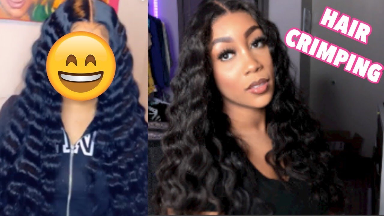 HAIR CRIMPING TUTORIAL Ft ALIEXPRESS ASHIMARY HAIR 2019