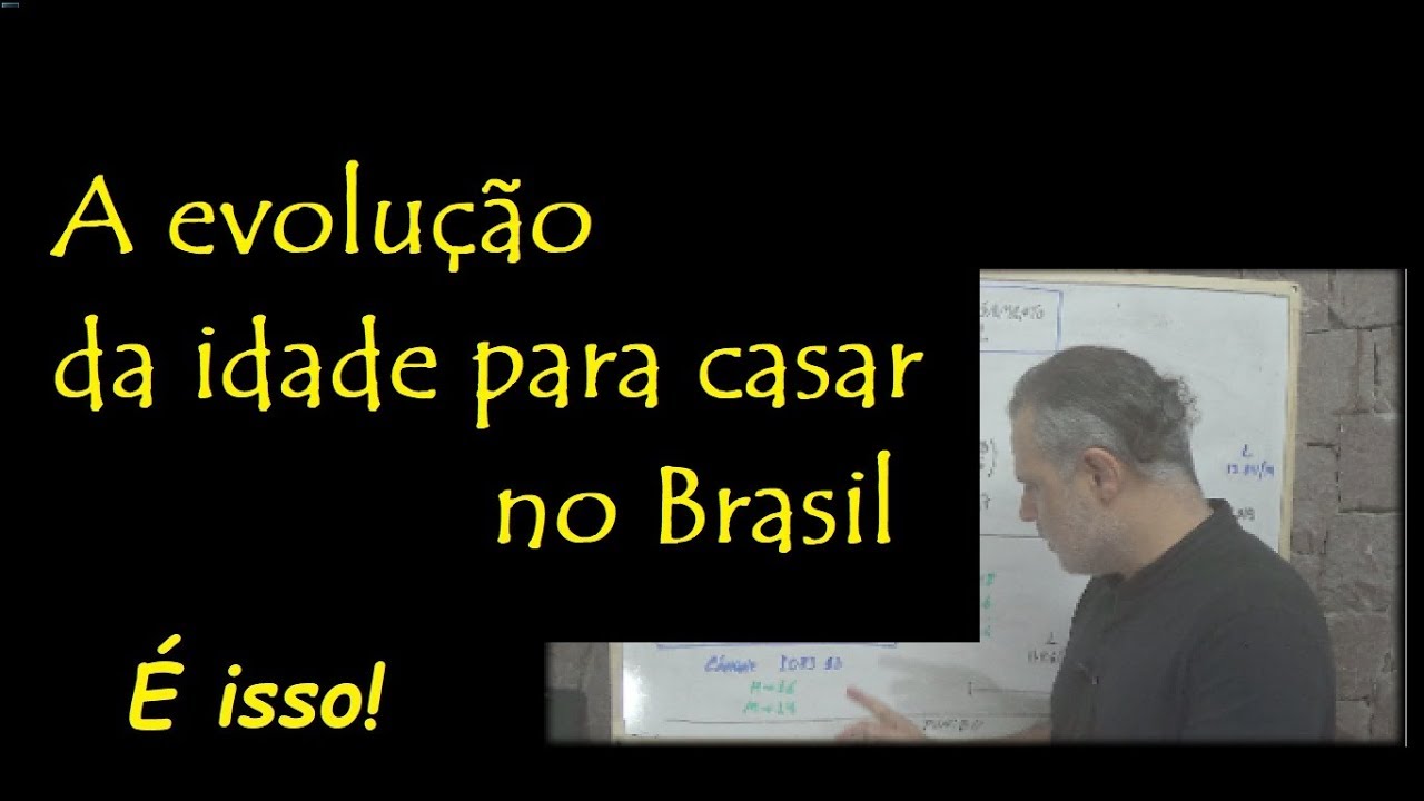 A evolu&ccedil;&atilde;o da idade n&uacute;bil no Brasil. Qual &eacute; a idade m&iacute;nima para casar agora?