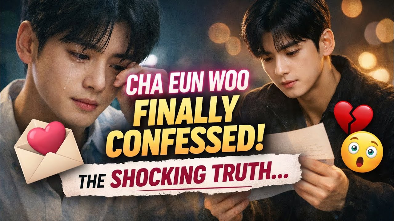 Cha Eun Woo Finally Confessed… The Fan Letter That Exposed Everything 😳💔