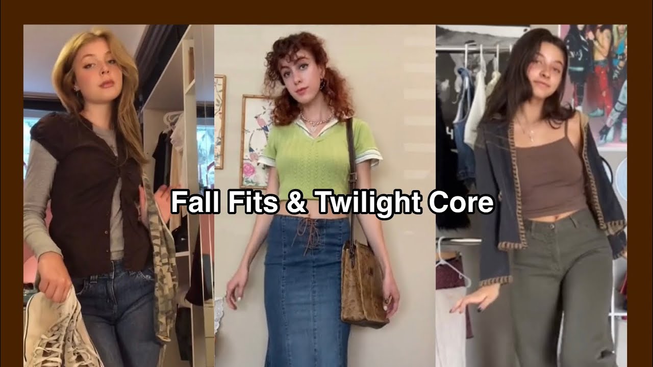 Fall Outfits/Twilight Core tiktok compilation Part 2 (Bella Swan, cozy fits, etc)