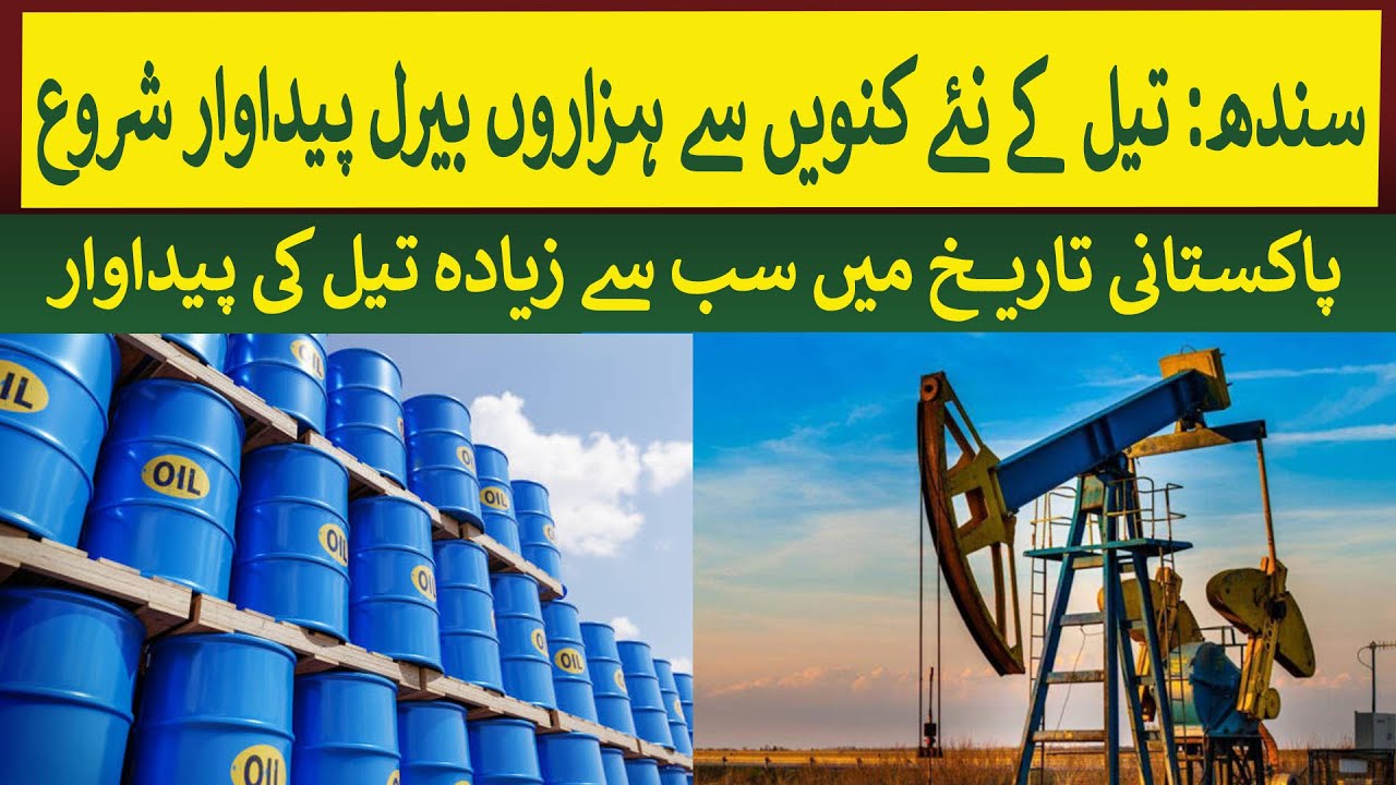 Sindh: Oil Production started from New Well | Rich Pakistan