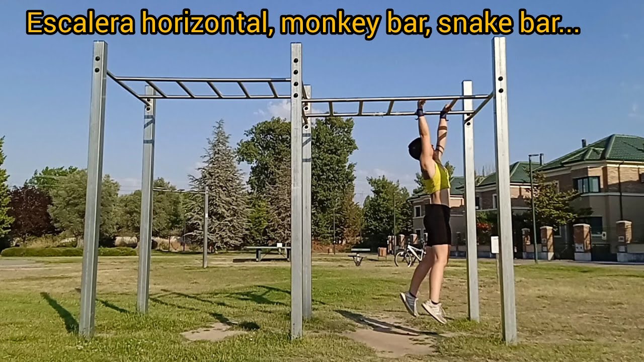 Beneficios de desplazarnos en una monkey bar, escalera horizontal, snake bar... 