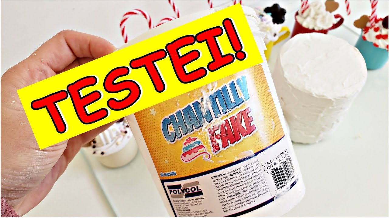 TESTEI! CHANTILLY FAKE DA POLYCOL