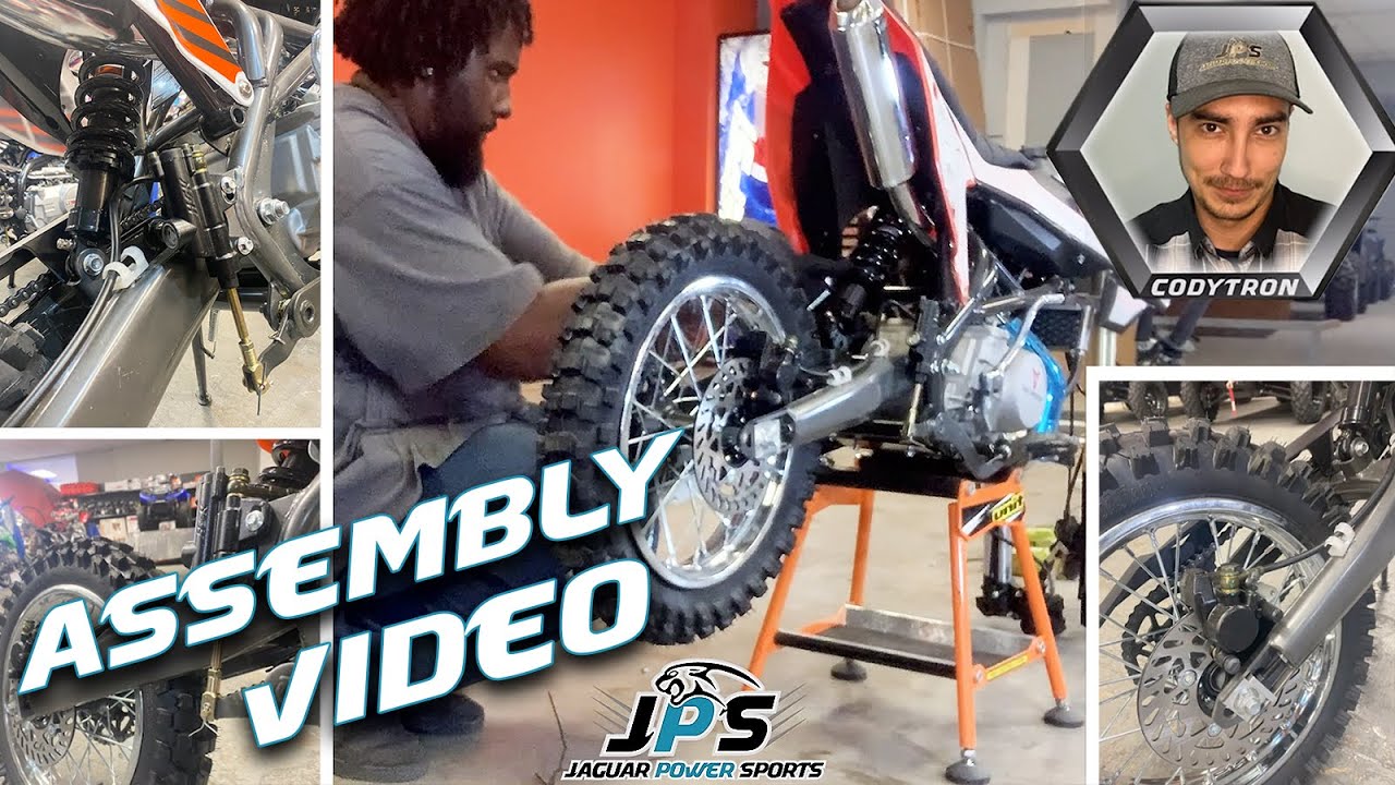 Assembly Video for the Off Brand TaoTao Dirt Bike from Jaguar Power Sports [ STEP BY STEP HOW TO]