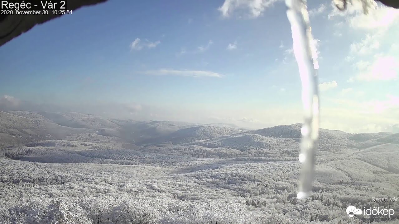 A jégcsapok élete a Regéci várban - 2020.11.30.