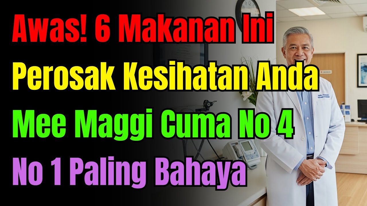 Awas! 6 Makanan Ini Pendekkan Usia Tanpa Sedar. Mi Cawan Cuma No. 4, No. 1 Tak Disangka-sangka.